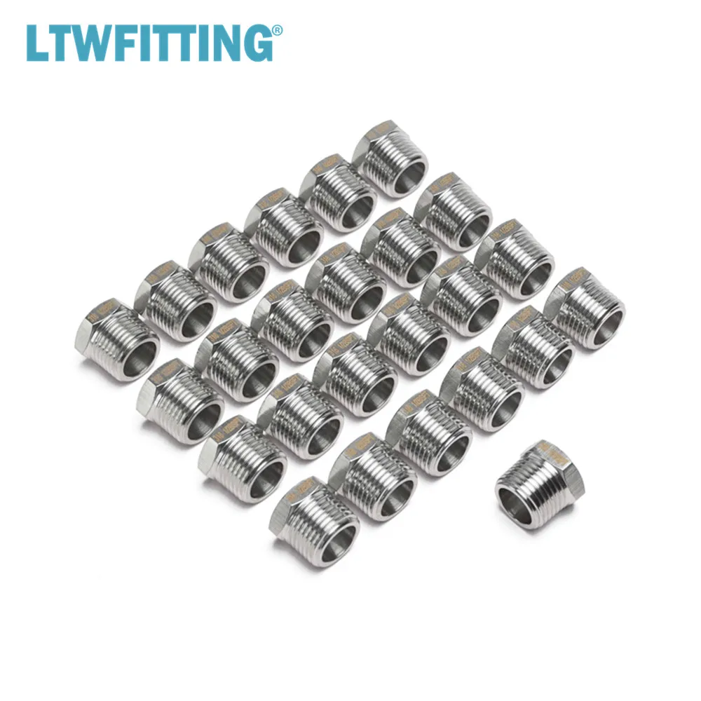 Штуцер для труб LTWFITTING из нержавеющей стали 316 с шестигранной головкой штуцер