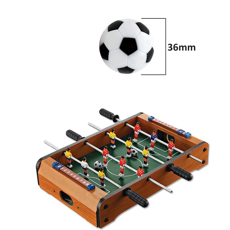 

New Sale Table Soccer Replacement 12 Pack Mini Black and White 36mm Table Soccer Balls Tabletop Games Balls