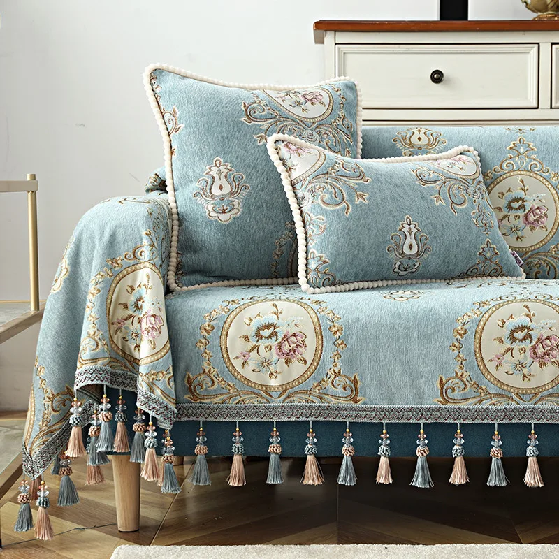 Роскошное покрывало в европейском стиле для кроватей нескользящее