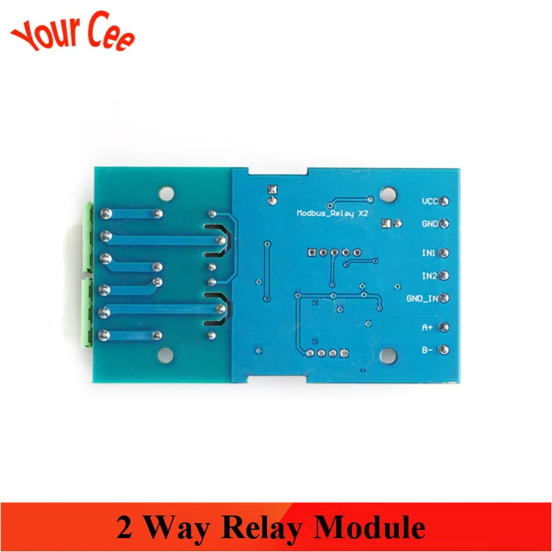Релейный модуль Modbus 1/2/4Way RS485/TTL коммуникация RTU переключатель входной сигнал