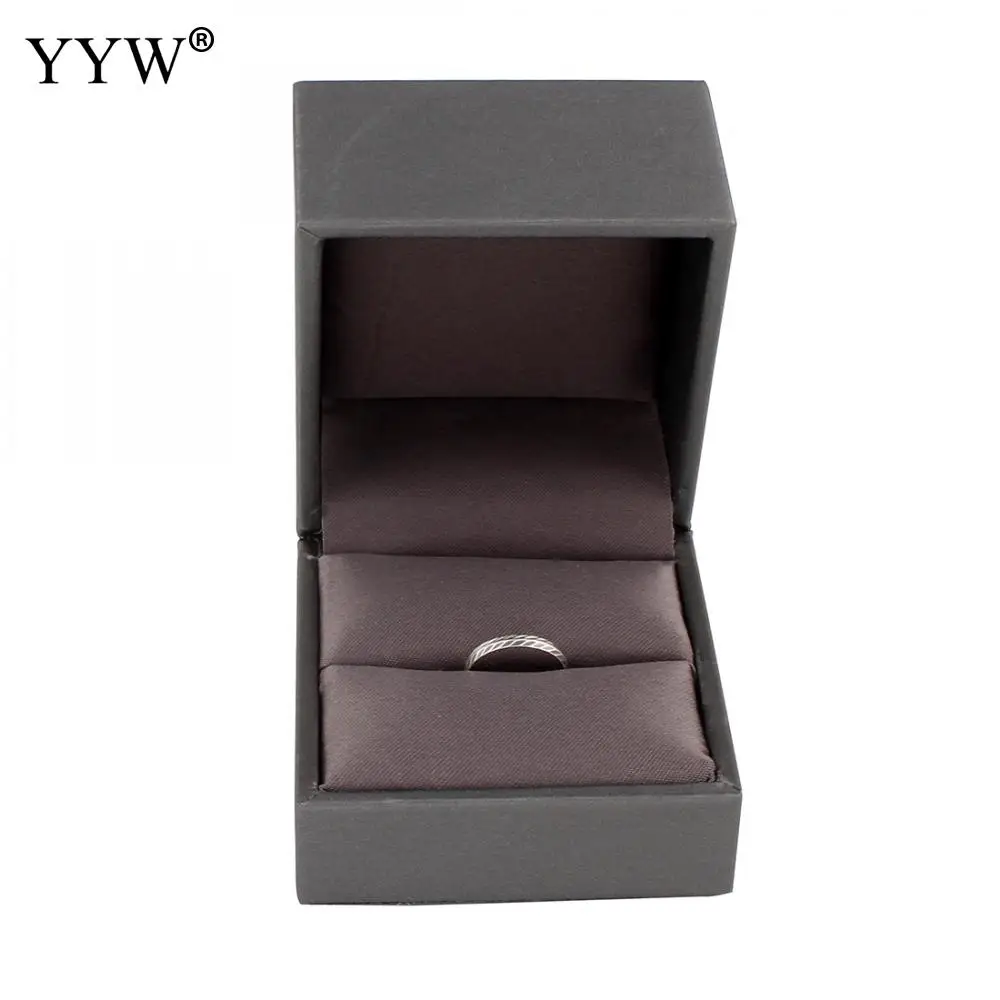 

Brand New Blue Pu Leather Wedding Ring Box Jewelry Necklace Packaging Multifunctional Jewelry Box Gift Packaging Without Logo