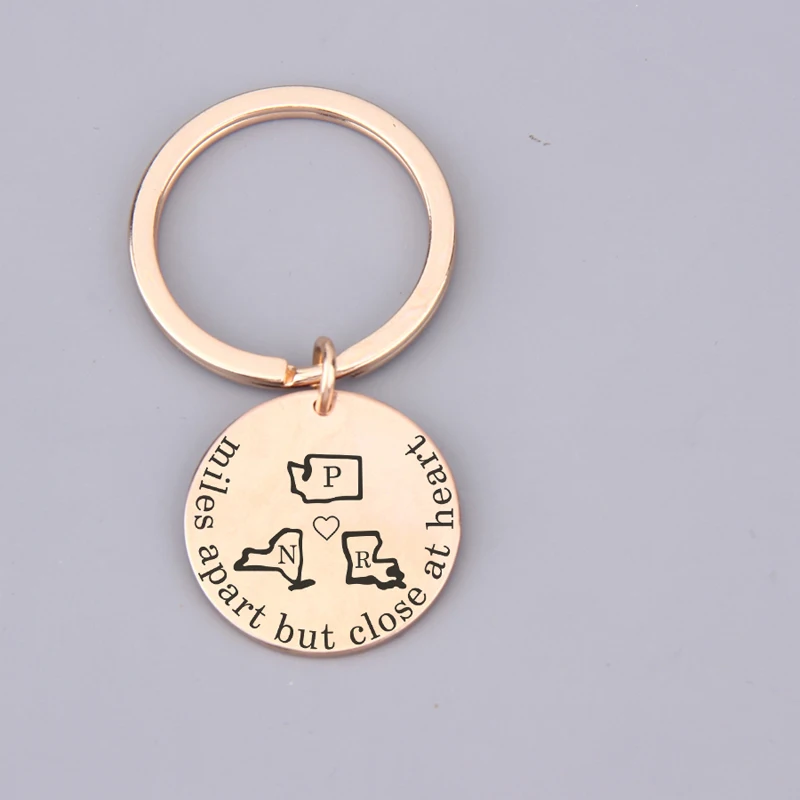 2019 Новый запоминающийся брелок с надписями на милях но близко к сердцу шикарный