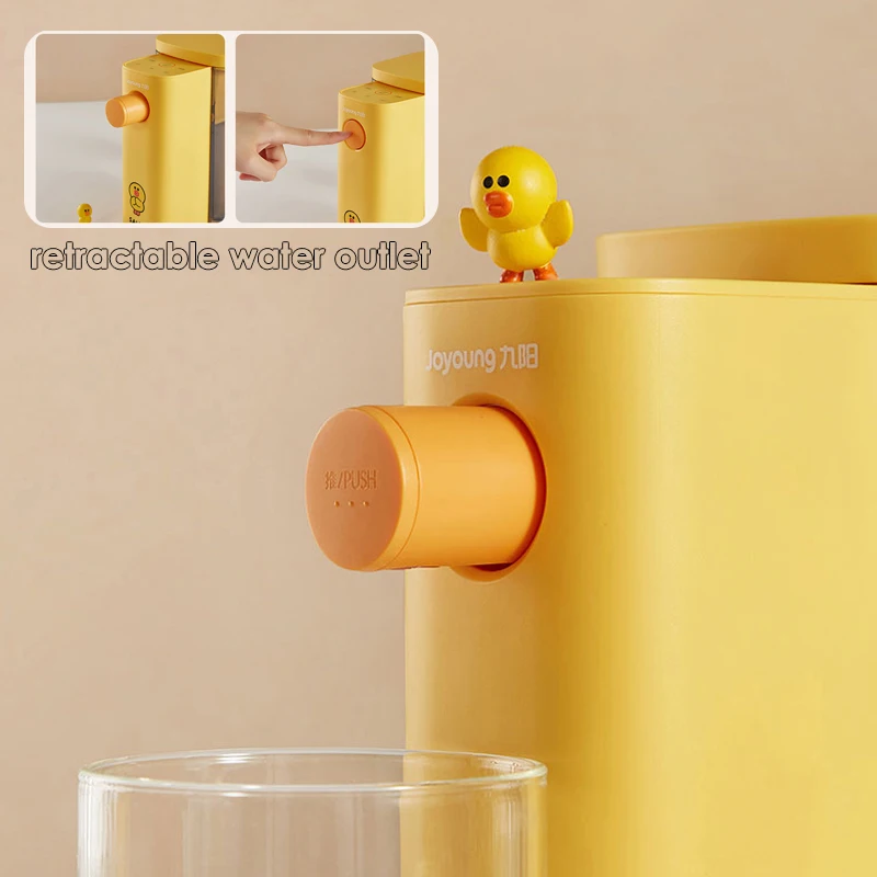 Декоративный столешничный настольный фонтан для питья Joyoung Mini Water Dispenser с быстрым нагревом за 3 секунды, переносной электрический чайник с насосом самообслуживания и емкостью на 220В.