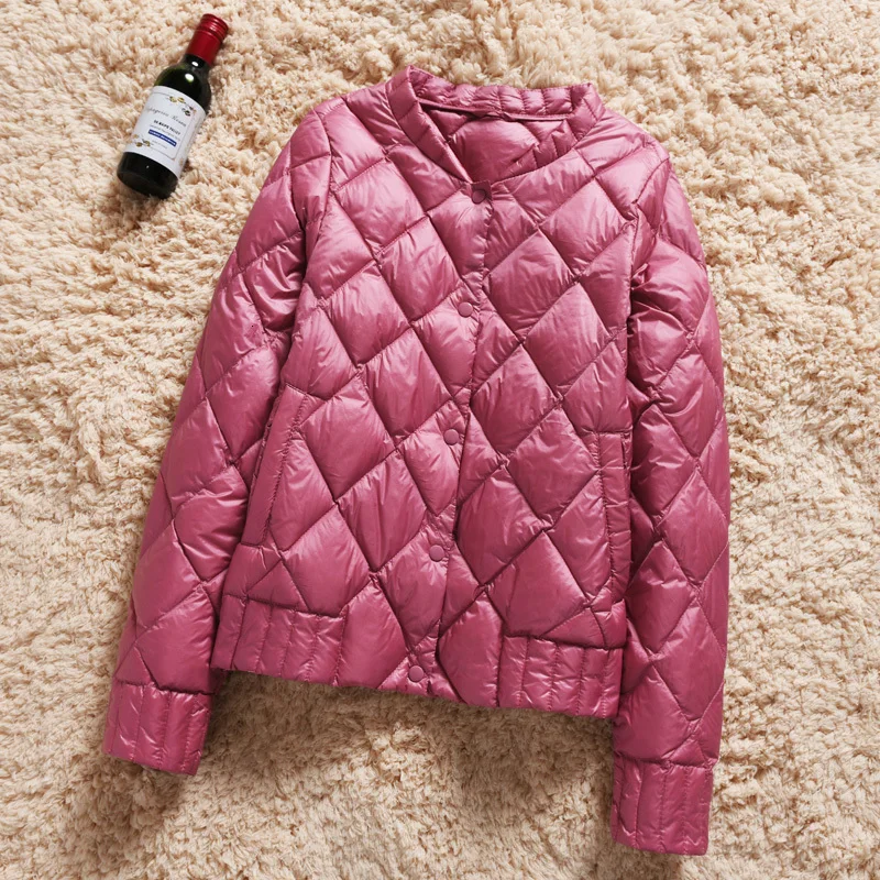 Weekend Hi Pi Frivolous Down Jackets Woman Short Fund Suit-dress Self-cultivation Bai Yarong Thin Section Loose Coat Tide | Женская