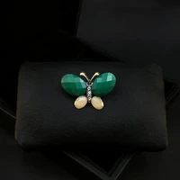 butterfly brooch anti exposure buckle artifact small brooch v neck cute insect pin women fixed clothes mini accessories jewelry