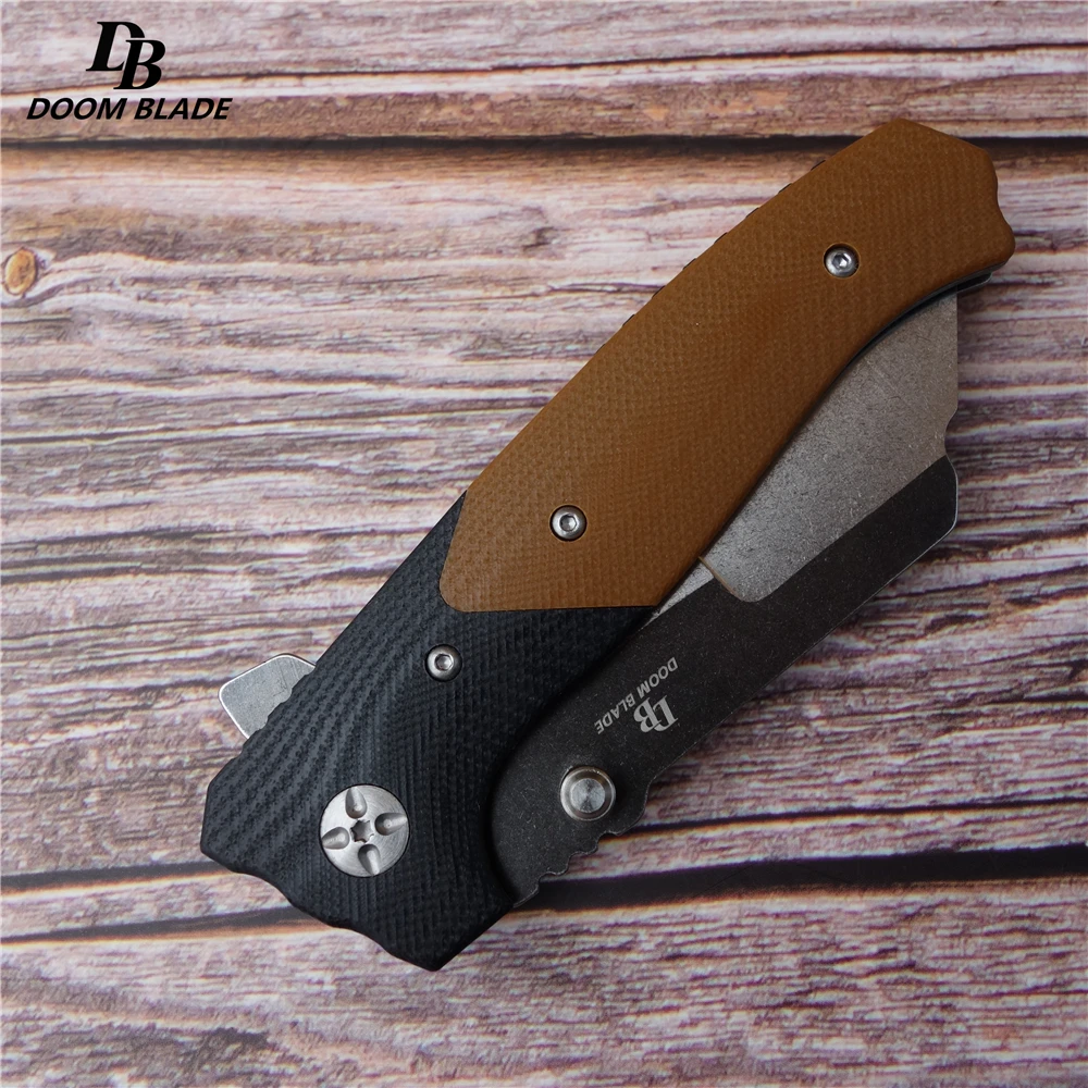 7," FH11 60-61HRC ножи 2 цвета должны убить Флип складной нож шарикоподшипник D2 лезвие G10 Ручка Открытый Отдых Охота EDC инструмент