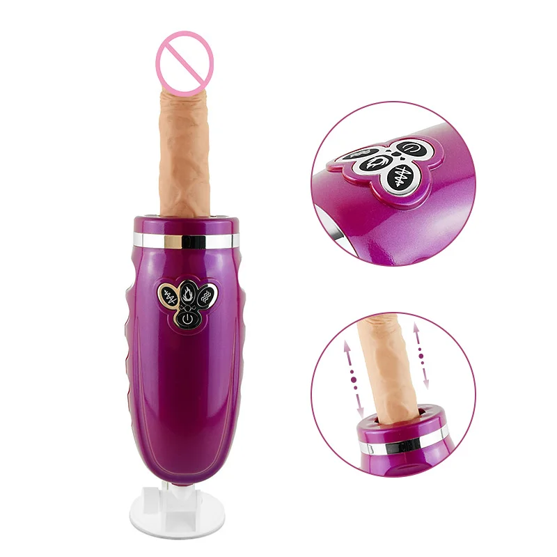 Автоматический телескопический фаллоимитатор с управлением через приложение