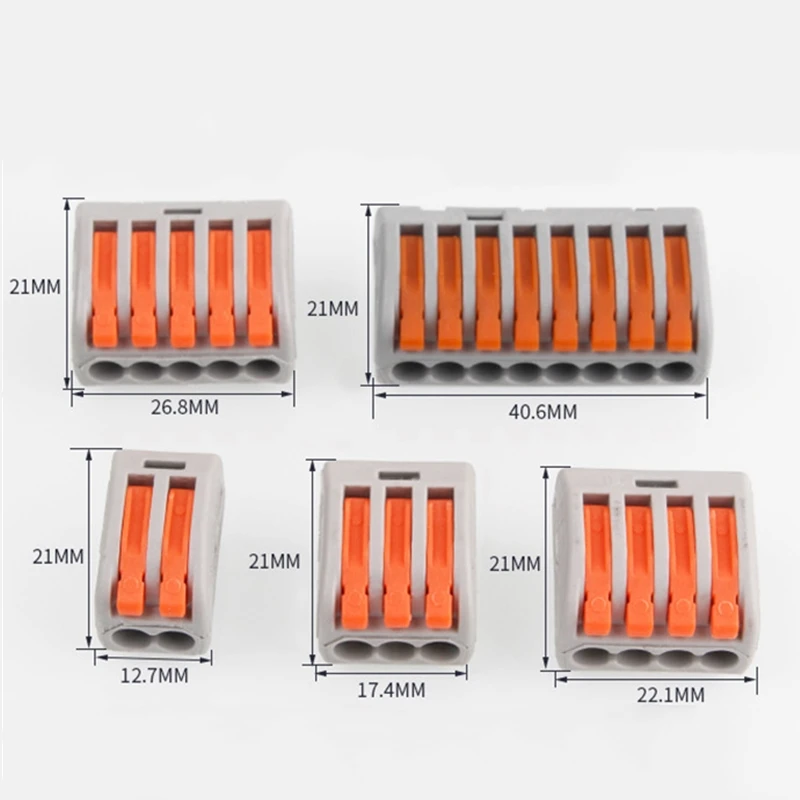 Новая модель 415 соединитель кабеля проводника Клеммная колодка разветвитель 0 08 2