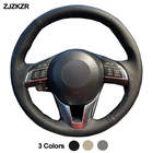 Чехол на рулевое колесо для Mazda, новый чехол на рулевое колесо для Mazda 5, 5, Atenza 2014, Mazda 3, CX-5, 2016- 2017, Mazda 2, 2015 -2017, Scion iA 2016 Volant