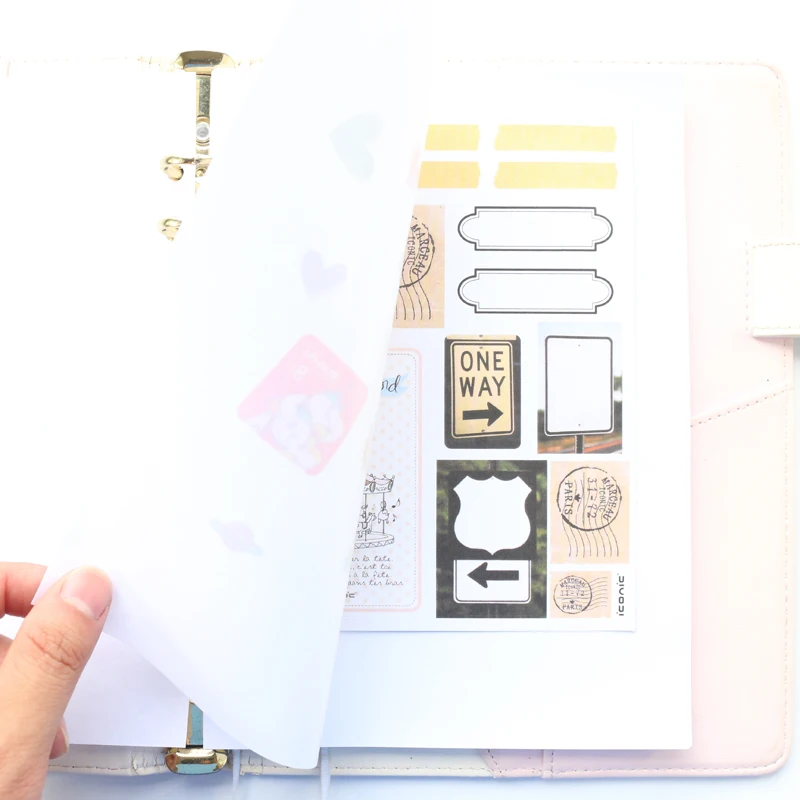 Классический школьный Органайзер Domikee с 6 отверстиями клейкая лента органайзер