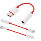 Высокое качество USB Type C до 3,5 мм разъем для наушников адаптер Aux аудио для one plus 7 USB-c музыкальный конвертер кабель для oneplus 6T 7 Pro
