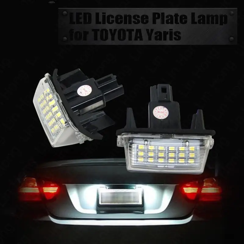 

Applicable to for Toyota Yaris license plate lamp LED