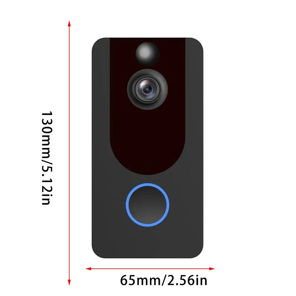 V7 HD 1080P смарт WiFi видео дверной звонок камера визуальный домофон с колокольчиком ночного видения IP дверной звонок беспроводная камера безопасности