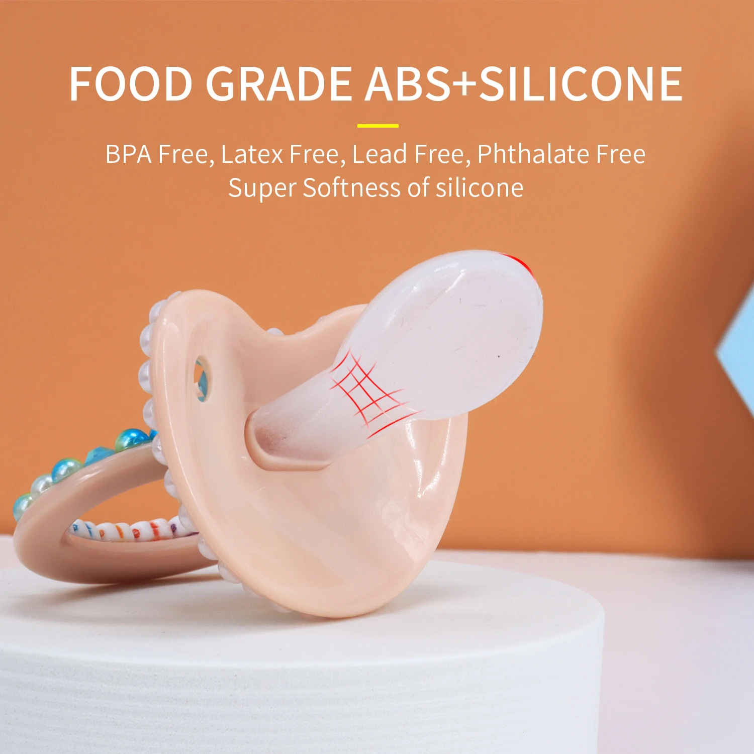 Десять @ ночь ABDL взрослого Размеры соски пустышки по индивидуальному заказу