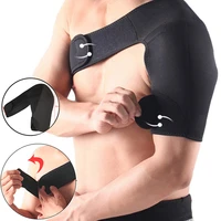 brace adjustable shoulder brace support with pressure pad light breathable rotator cuff shoulder support for sport breathable