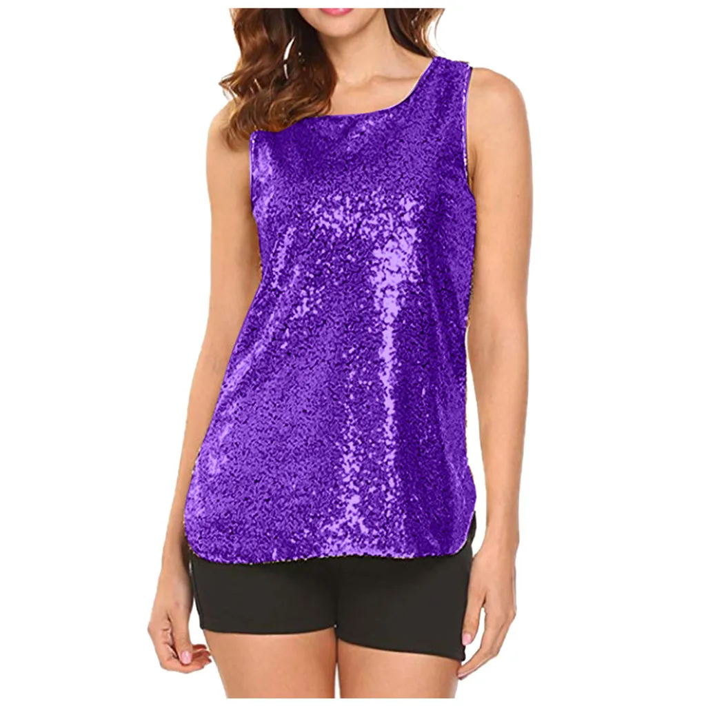 Женская майка блестящая с блестками и ремешками женская сексуальная v-образным