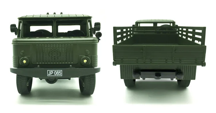 1/20 масштабная модель автомобиля, игрушки Второй мировой войны, GAZ, грузовик, звук и светильник, литая под давлением, металлическая модель автомобиля, игрушка для коллекции, подарка, детей