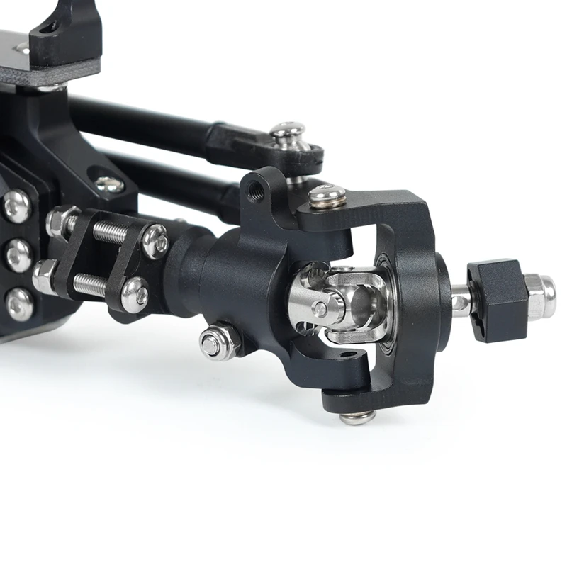 

Metal CNC Anodized Full Front Axle RC Bridge Axle RC Spare Parts for Axial SCX10 II 90046 90047 RC Crawler Truck