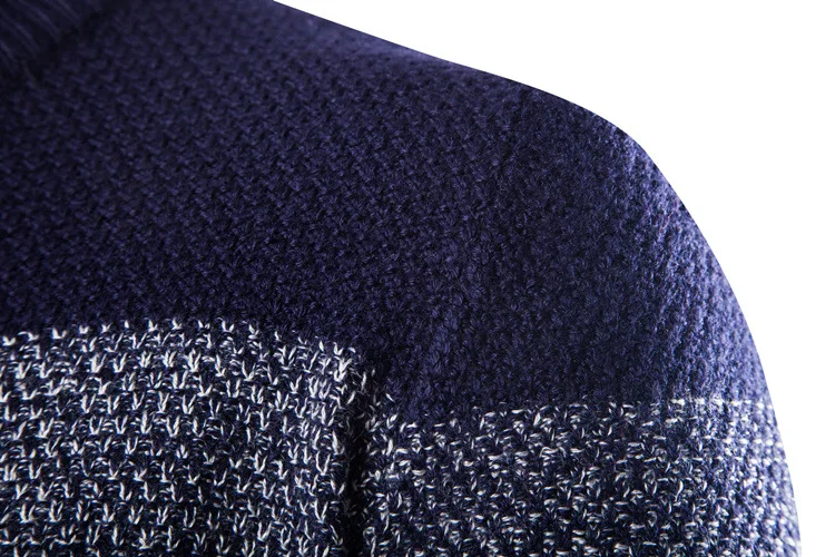 

Autumn Winter Men's Pullovers Long Sleeve Stripe Print O-Neck Sweater For Male Casual Fashion Men Knitted Cotton Outwear Clothes