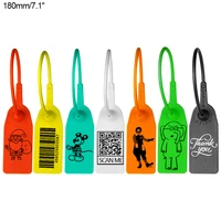 100 custom clothing hang tags personalized plastic security print garment shoe clothes product logo gift tag label180mm7 1