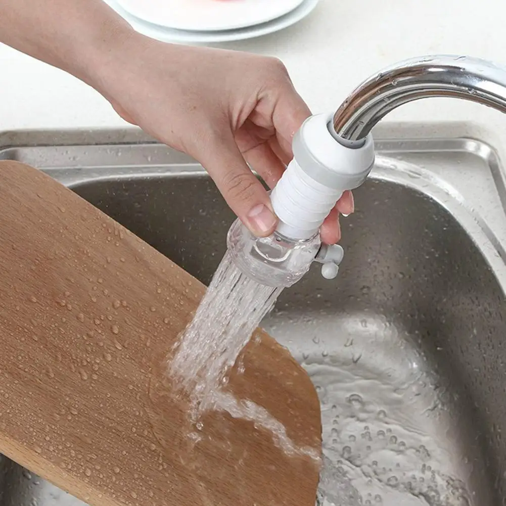 360 Degree Rotatable Nozzle Faucet Filter Nozzle Kitchen Faucet Splash 3 Mode Nozzle Faucet Filter Extended Water Saving Device