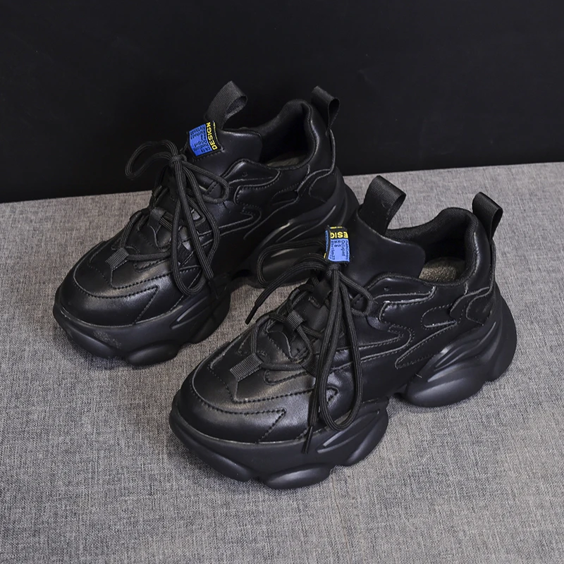 

Sneakers Women Shoes Fashion Women's Vulcanize Shoes Designer Platform Sneakers Soft Leather Sport Shoes Trainers Basket Femme