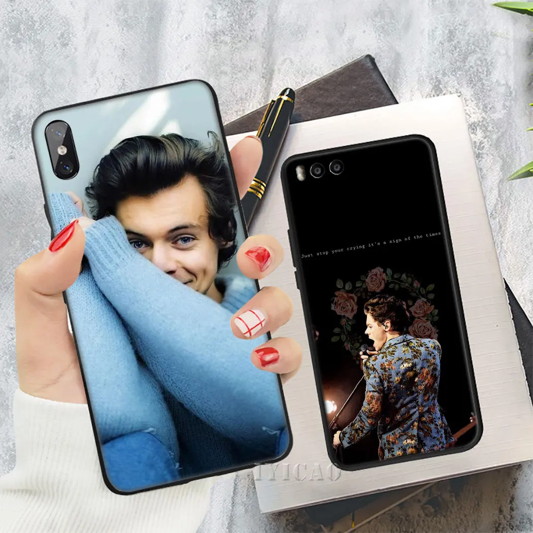 Мягкий чехол IYICAO Singer Harry Styles для Xiaomi Mi 10 9 8 A3 A2 9T Pro Lite A1 CC9 CC9E 5X 6X |