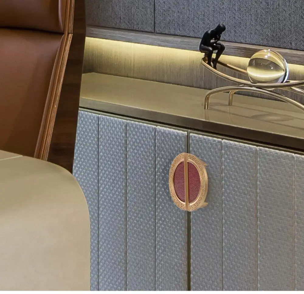 Китайская классическая полукруглая ручка Золотой светильник роскошный ящик