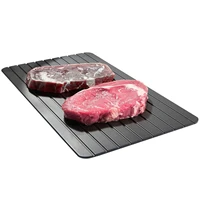 1pc kitchen gadget tool fast defrosting tray chopping board rapid safety thawing tray quick thawing plate for frozen food meat