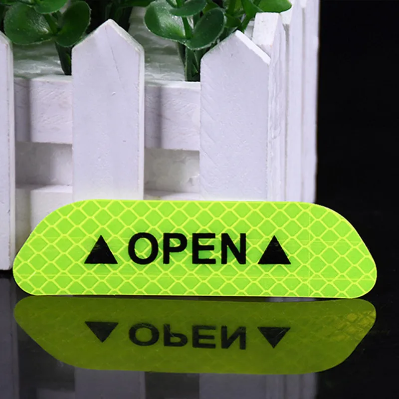 Наклейки на дверь машины универсальная защитная предупреждающий знак открытые