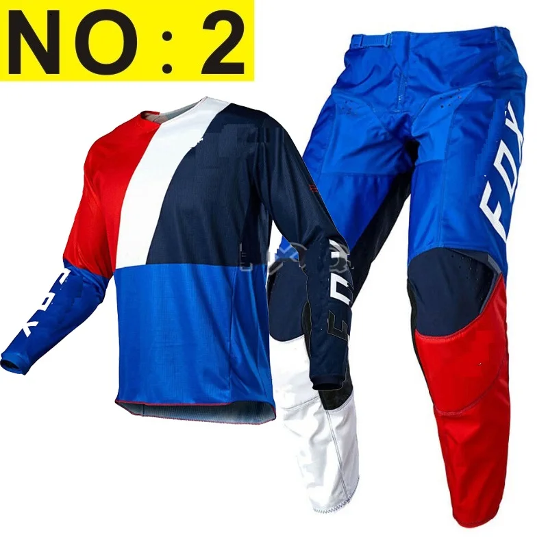 

NEW 2021 enduro FOX 180/360 Motocross Jersey and Pants MX Gear Set Combo mtb ATV Off Road motorcycle racing suit