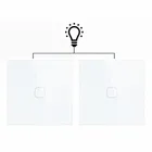 2 шт., настенный сенсорный переключатель света, 1 комплект