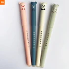 Ручки Xiaomi Мультяшные со стираемыми животными, 0,35 мм, волшебные ручки с милой пандой, кошкой, гелевые ручки для школы, новинка, канцелярские принадлежности, подарки для девочек