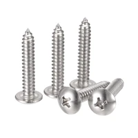uxcell phillips head self tapping screws 14 x 1 38 304 stainless steel wood sheet metal screw 10pcs