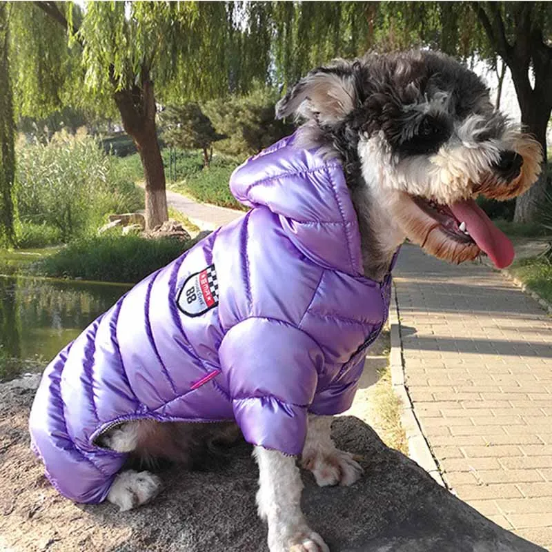 Winter Pet Dog Clothes For Small Dogs Waterproof Jacket Jumpsuit Thicken Warm Puppy Down Coat Overall Chihuahua Pug Clothing | Дом и сад