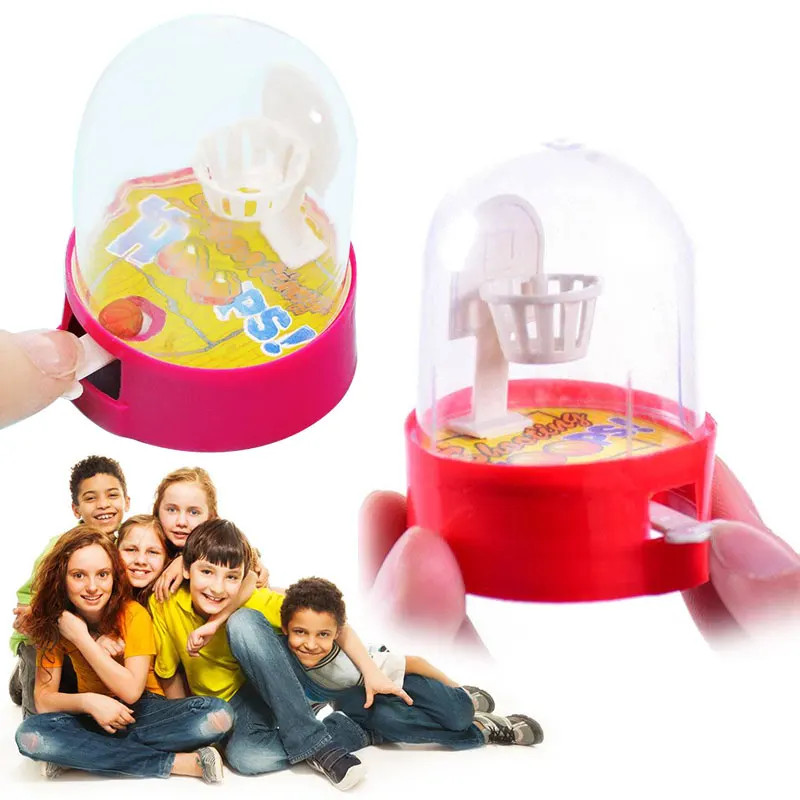 

1pc Table Game party Toy For Kids Mini Basketball Machine Handheld Finger Ball Relieve stress Player Puzzle Children Toys Gift