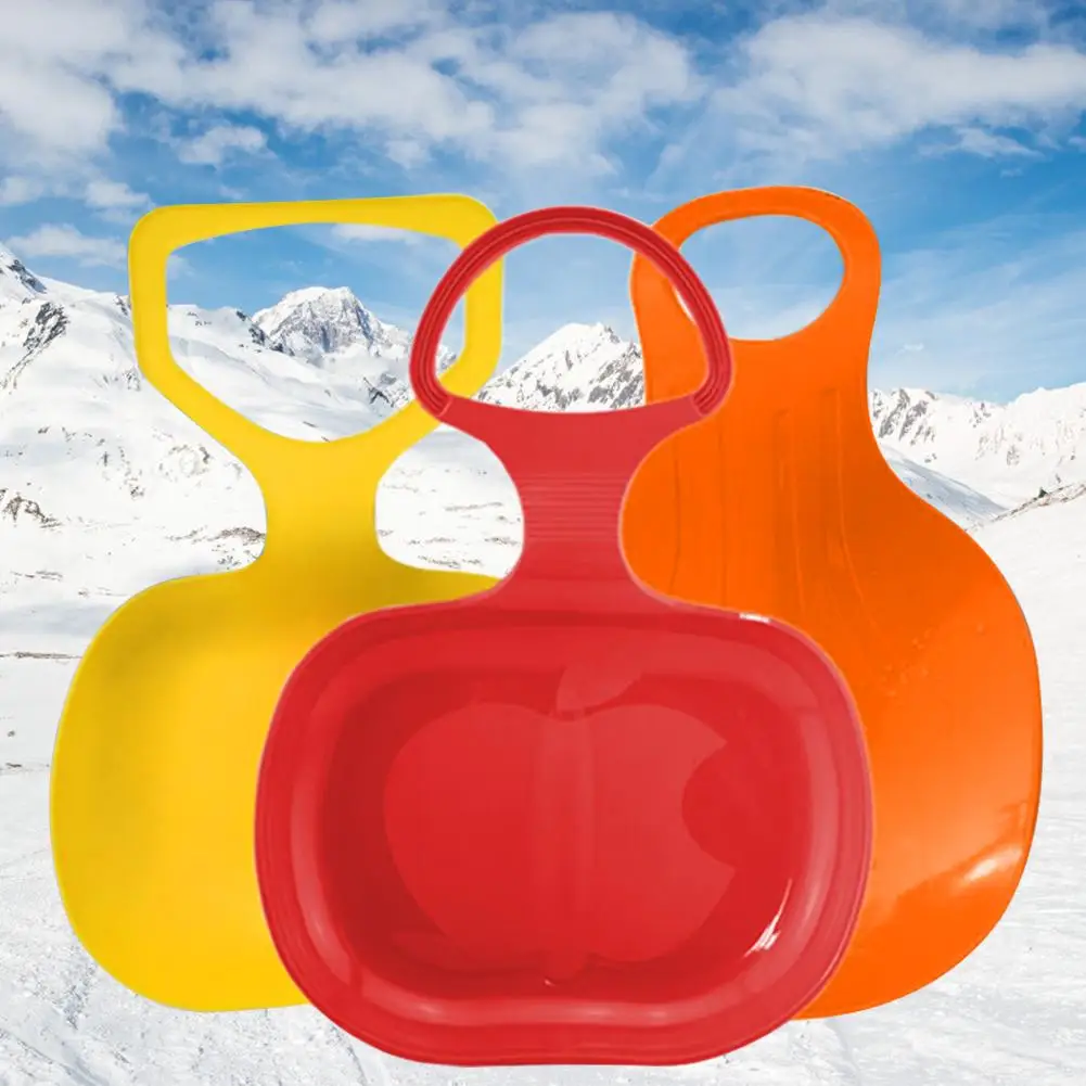 Пластиковые снежные сани Toboggan Спорт на открытом воздухе Катание лыжах доска