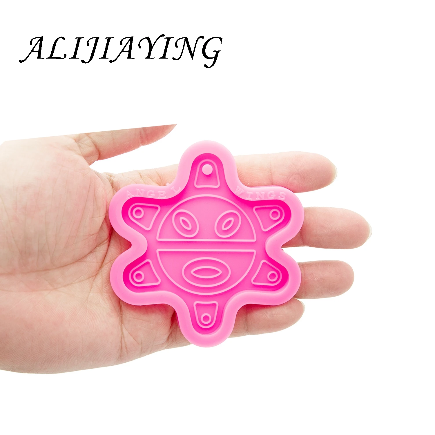 Блеск внутри Coqui Taino Смола ожерелье формы силиконовые индийские солнечные DIY для
