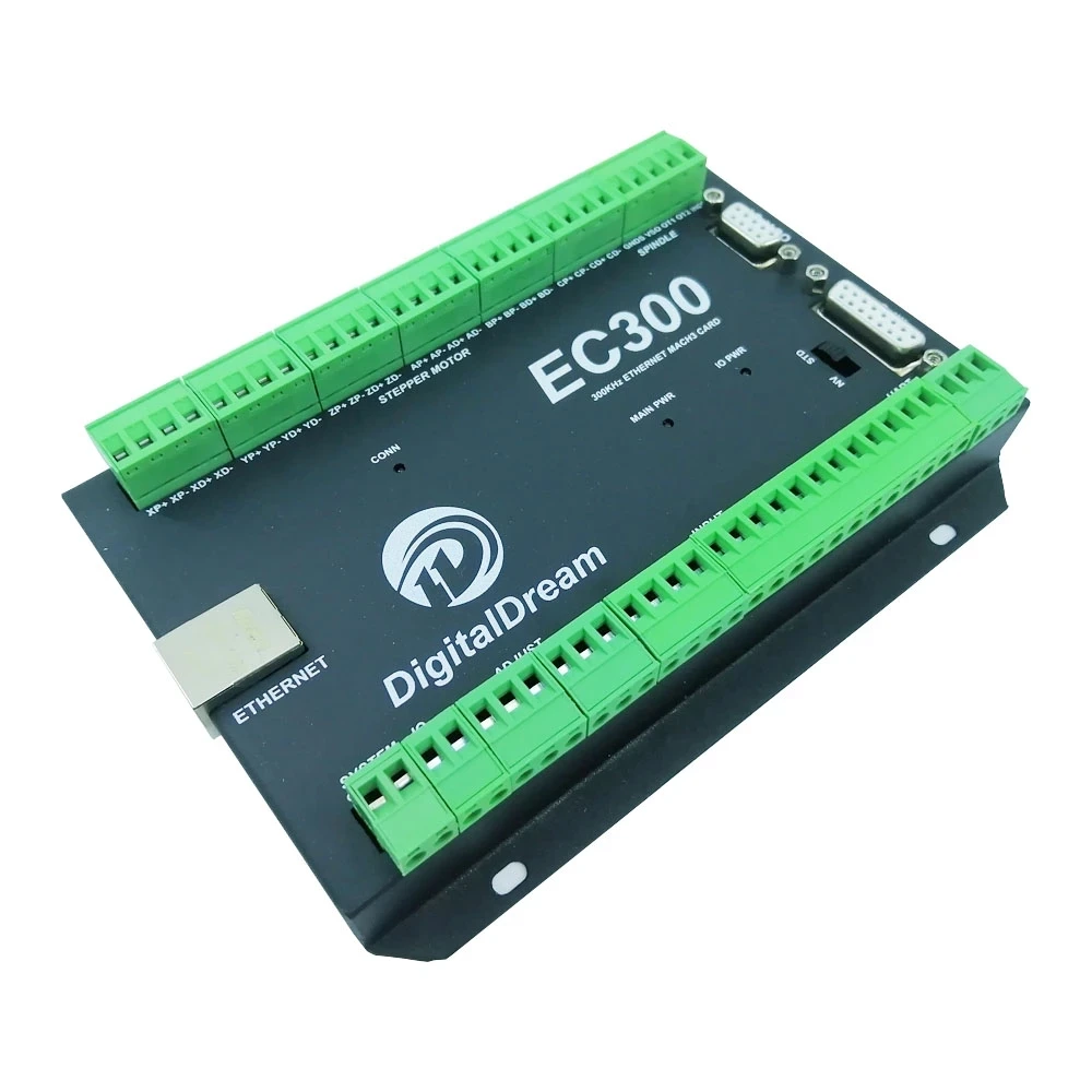 Новинка EC300 3/4/3 5-осевой USB-контроллер движения Ethernet CNC Mach3 5/6 кГц карта контроля для