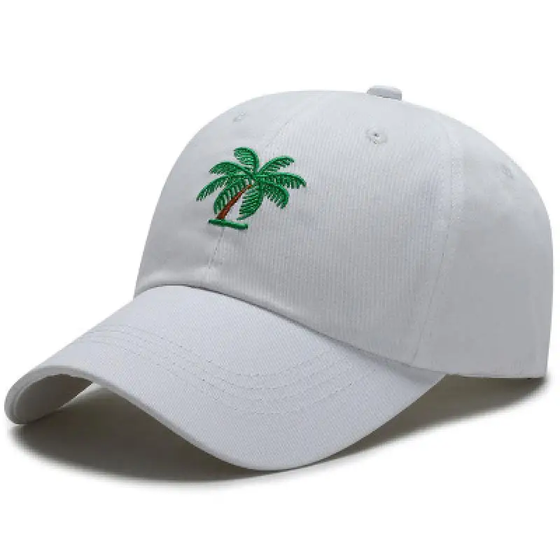 Высококачественная бейсболка с вышивкой кокосового дерева сезон весна осень