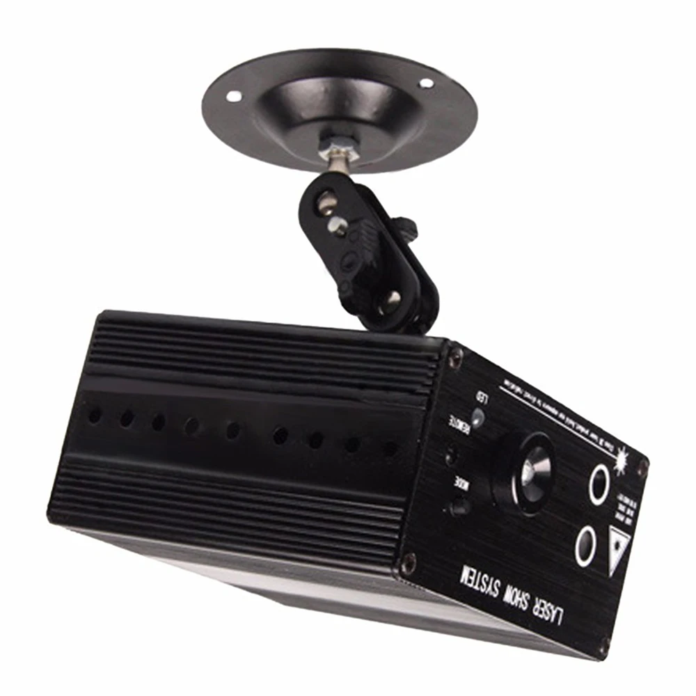 

Светодиодный сцсветильник мини-проектор с пультом ДУ, 48 режимов