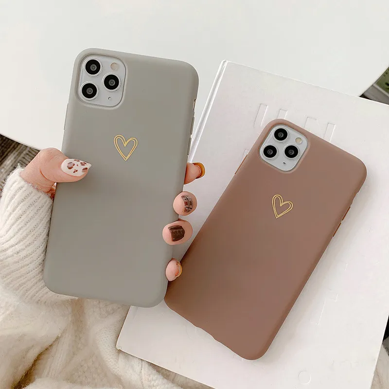 Простой Любовь 11Pro/Макс Apple iPhone X/XS/XR для детей возрастом от 12 чехол телефона 8plus