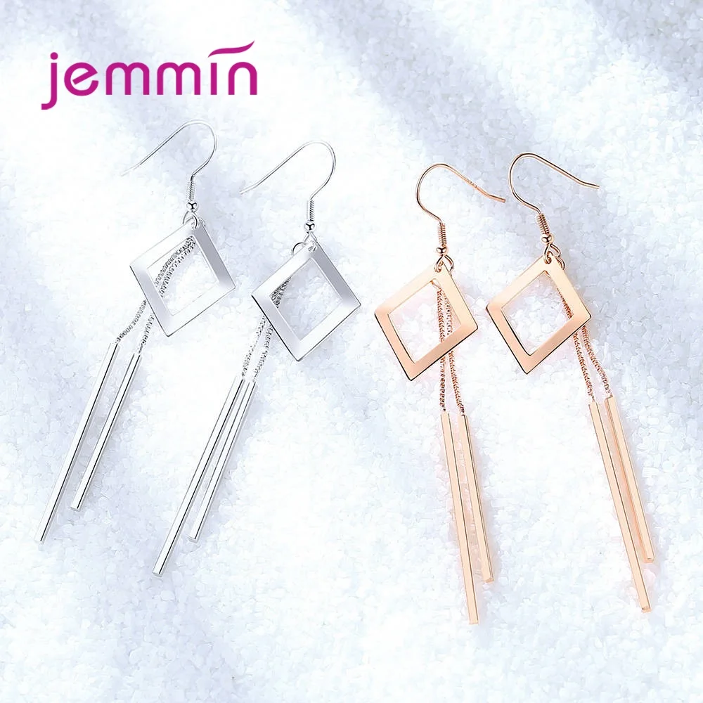 Новое поступление Женские Висячие серьги из стерлингового серебра 925 пробы для