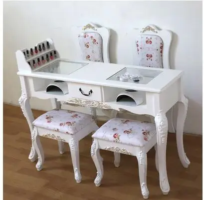 

New Nordic Manicure Table and Chair Set Simple Manicure Table Modern Single and Double Table Multifunctional Manicure Table