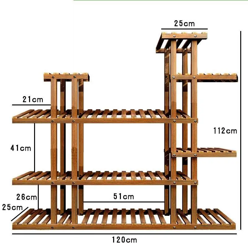 Горшок Huerto Urbano Madera Estanteria Para Plantas Plantenstandaard Saksi Standi Dekoration Балконная полка напольная