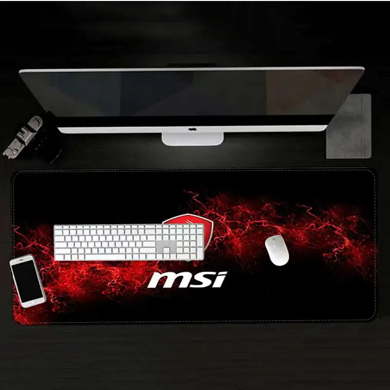 Lock Edge 30x80cm Maiya My Favorite MSI прочный резиновый коврик для мыши большой коврик для мыши клавиатуры коврик - Цвет: Lock Edge 30x80cm