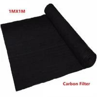 1m1m thickness 3mm air conditioner cloth activated carbon hepa purifier pre filter covers fabric sheet pad