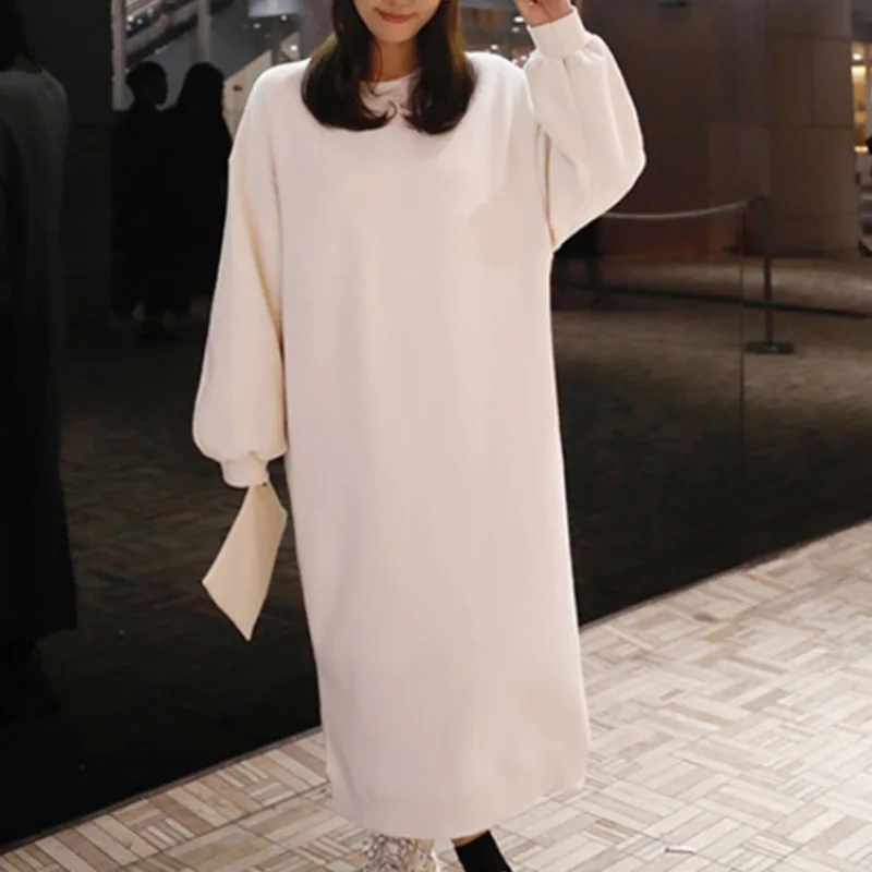 LANMREM 2020 осеннее и зимнее Новое повседневное модное женское свободное одноцветное