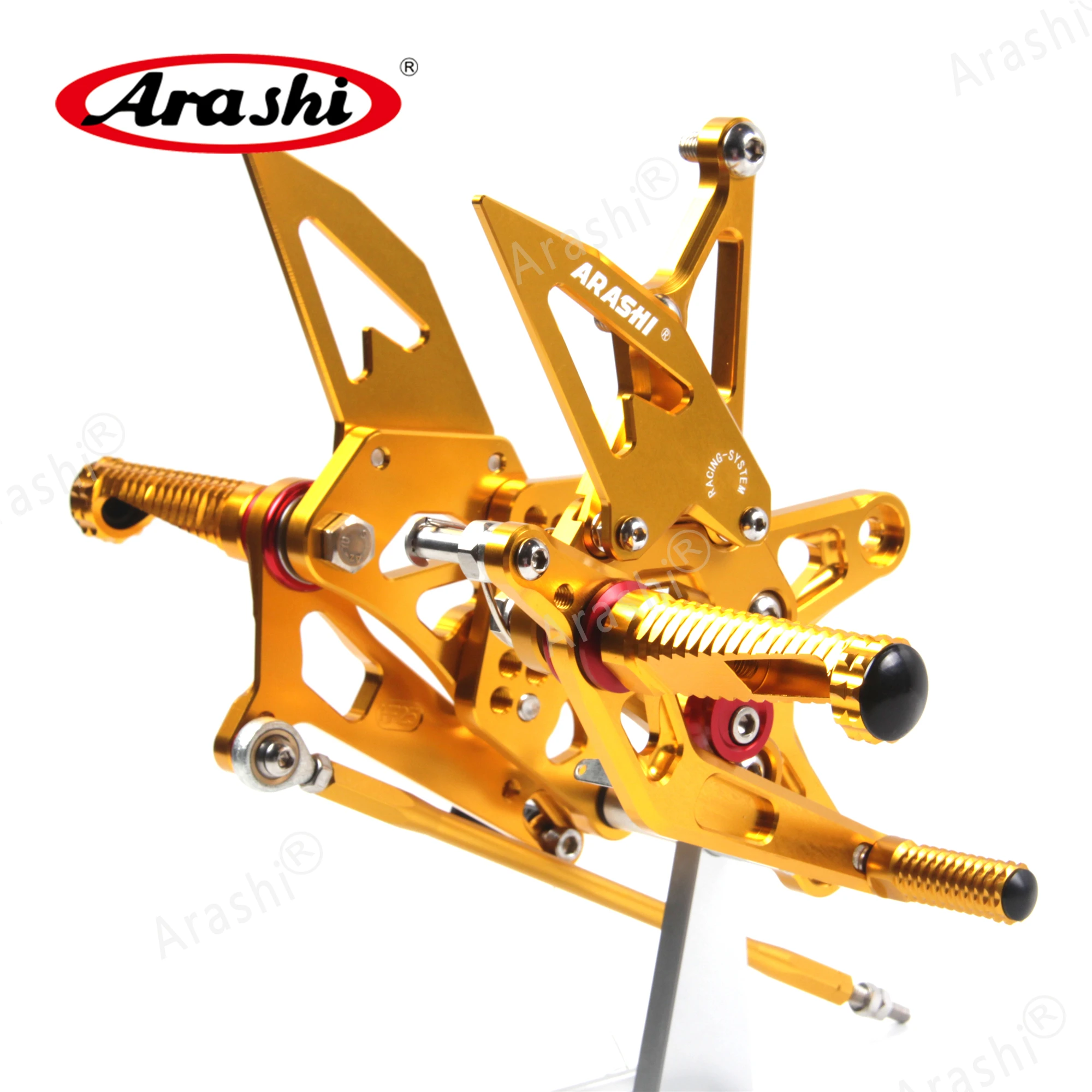 Араши для KAWASAKI ZX 6R ZX6R ZX636 2018 2019 2020 2021 QS Rearset регулируемая подножка подножек