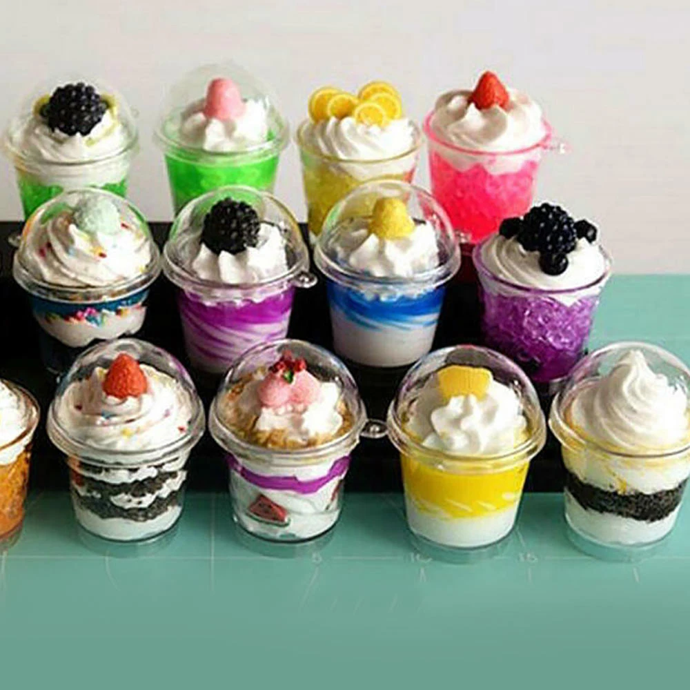20 шт. мини чашка фрукчино + крышка крышки хранилище для мороженого инструменты